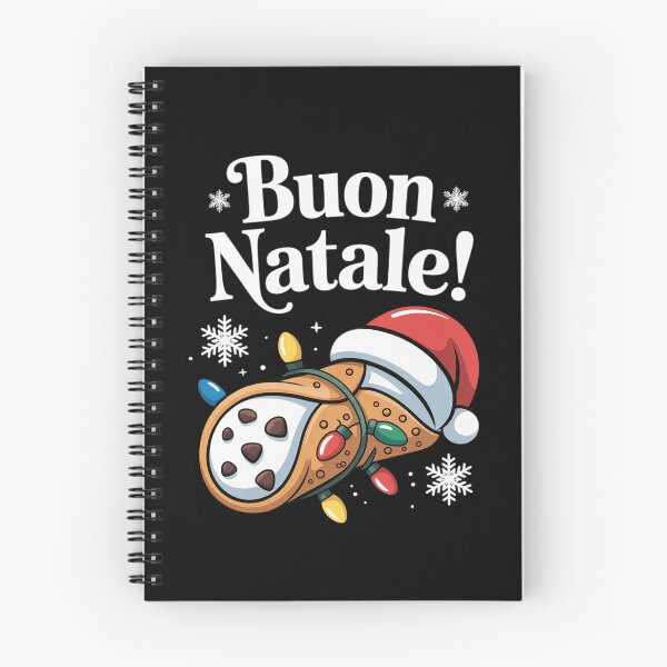 Aperçu de l'œuvre Cannolo Joyeux Noël En Italien Buon Natale créée et vendue par RayArmstrong.