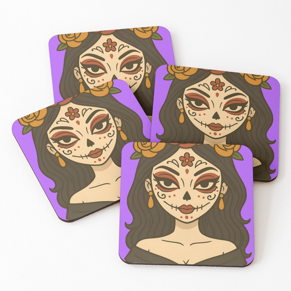 Aperçu de l'œuvre Dessous de verre (lot de 4) créée et vendue par InnerFlow.