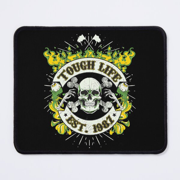 Item preview, Tough Life Est 1987 Fire Skull Crossbone Jacob Zelazny Transparent	 designed and sold by bzpxcmlsyw60.