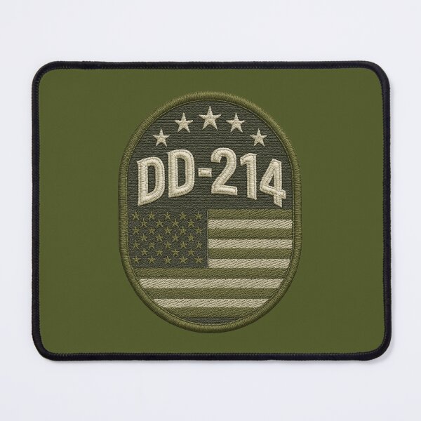 Item preview, DD-214 Tactical Veteran Patch – Oval Embroidered Badge of Honor designed and sold by getpressedshirt.