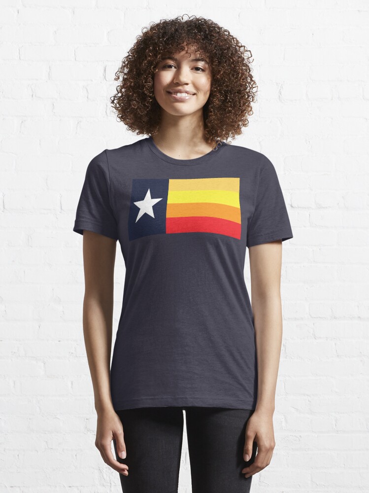 New Houston Throwback-Texas Champ Jersey Flag Essential T-Shirt for Sale  by A O