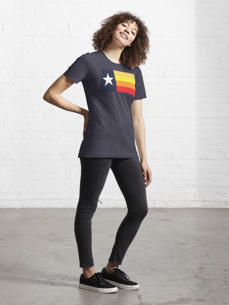 Houston Champ Multistripe Women'S T-Shirt New Fashion Printed