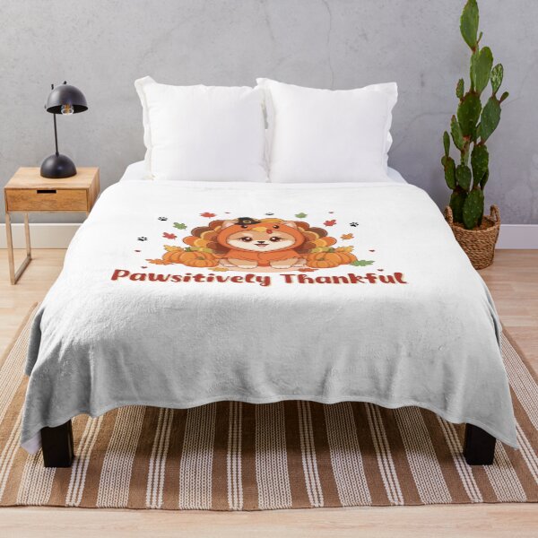 Item preview, Pawsitively Thankful Pomeranian Thanksgiving Cute Fall designed and sold by The Real Life Symphony.