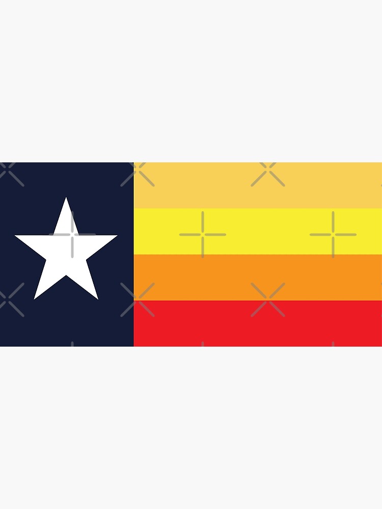 New Houston Throwback-Texas Champ Jersey Flag Poster for Sale by A O