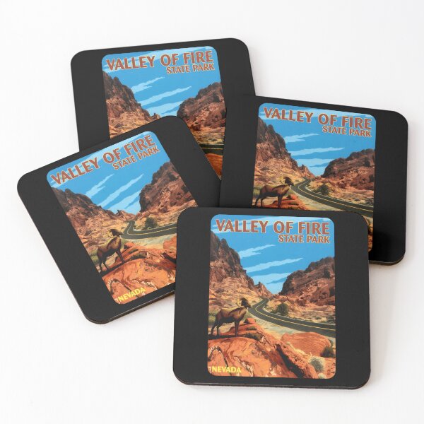 Item preview, Valley Of Fire State Park Nevada Vintage Travel Decal Classic 		 designed and sold by dmhvlbby2.