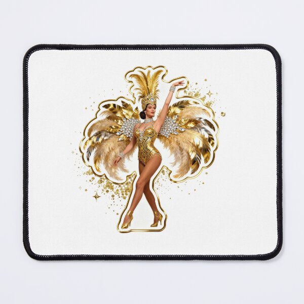 Item preview, Golden Showgirl Pinup Toon Illustration The Life of a Showgirl Cartoon Sticker designed and sold by Gurjeetpixelart.