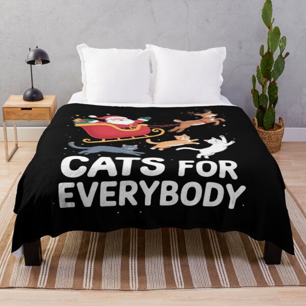 Item preview, Cats For Everybody Christmas Cat Funny Xmas Santa designed and sold by DrewLeuschke.