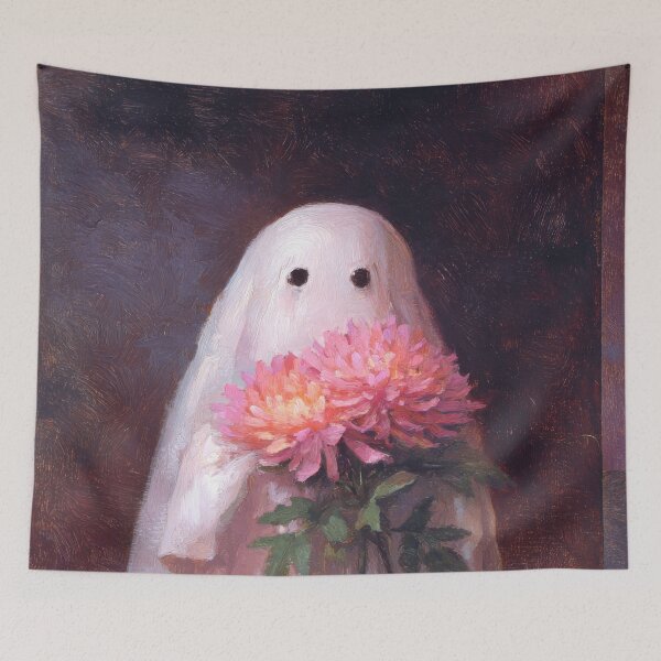 Item preview,  Sheet Ghost Chrysanthemum Flower designed and sold by scicilysimonee.