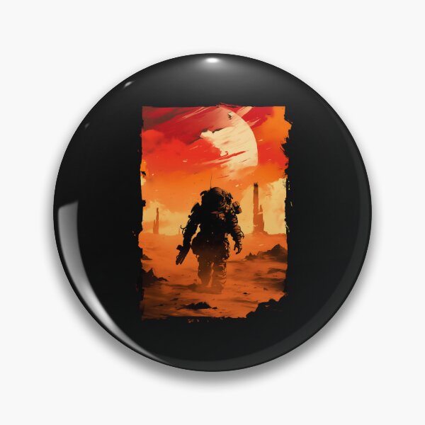 Item preview, Marine Trekking on Mars - Scifi designed and sold by XephArtcute.