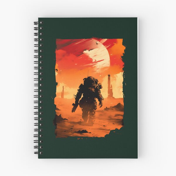 Item preview, Marine Trekking on Mars - Scifi designed and sold by XephArtcute.