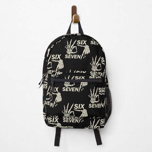 Item preview, Six Seven 6 7 Meme Skeleton Halloween designed and sold by Spirex-Shop.