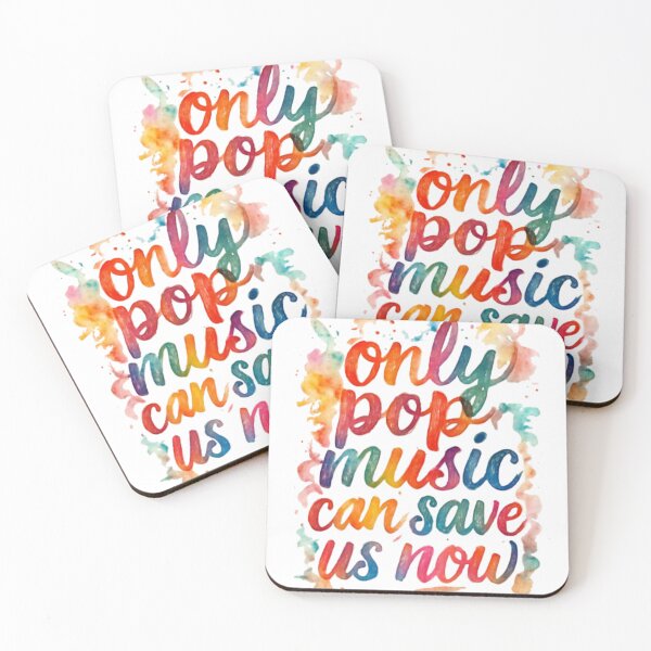 Item preview, Only Pop Music Can Save Us Now Watercolor designed and sold by creativerooney.