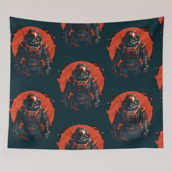 Item preview, Mars Marine - Red Planet - Sci-fi designed and sold by XephArtcute.