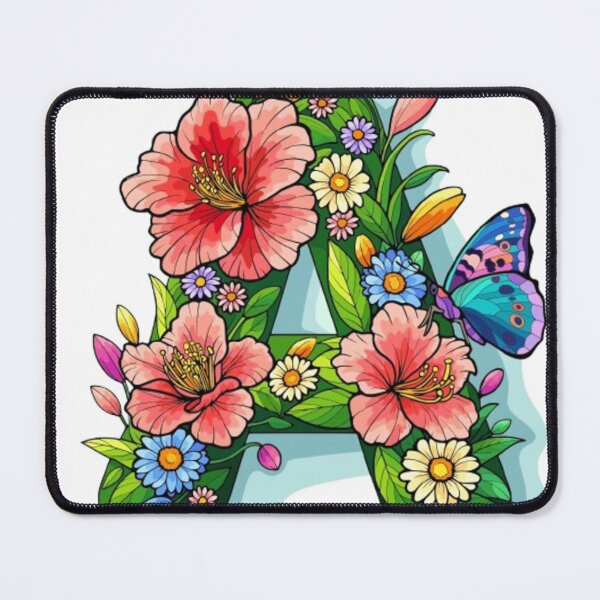 Item preview, Floral Letter A designed and sold by HSE1.