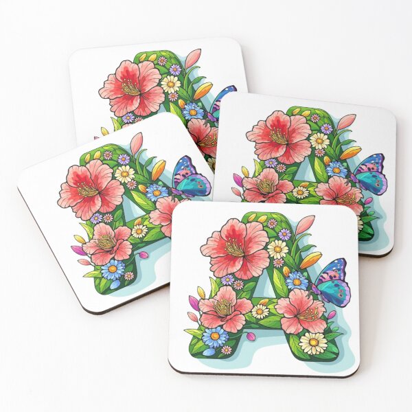 Item preview, Floral Letter A designed and sold by HSE1.