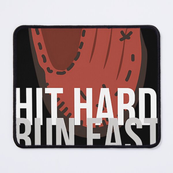 Item preview, Hit Hard Run Fast Turn Left Baseball Mom designed and sold by Salomelasquez.
