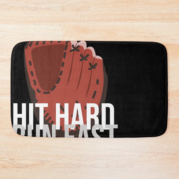 Item preview, Hit Hard Run Fast Turn Left Baseball Mom designed and sold by Salomelasquez.