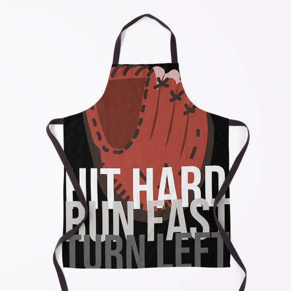 Item preview, Hit Hard Run Fast Turn Left Baseball Mom designed and sold by Salomelasquez.