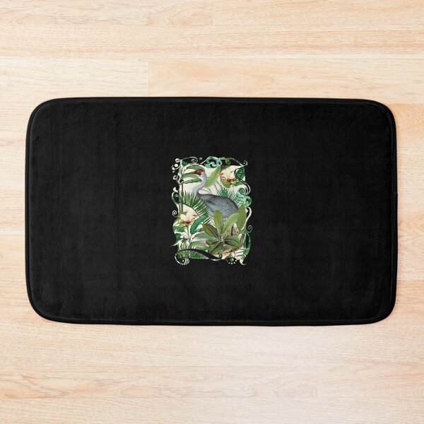 Item preview, Tropical Heron Bird Rainforest Throw Pillow 	 designed and sold by grtuodsj3.
