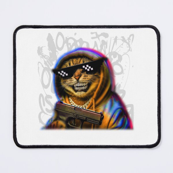 Item preview, Funny Meme Cat Gang Cool designed and sold by RebeccaLittlee.