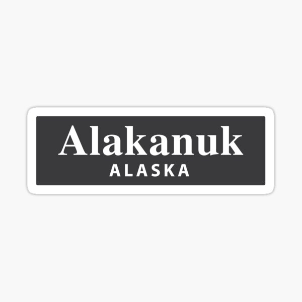 "Alakanuk, Alaska" Sticker for Sale by EveryCityxD1 Redbubble
