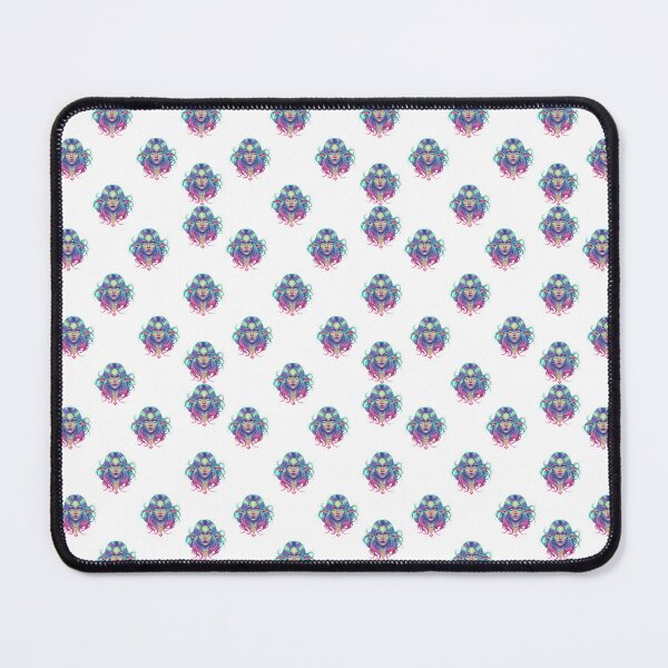 Item preview, Seamless Psychedelic Elf Pattern – Neon Fantasy Goddess Design designed and sold by AlienTechs.