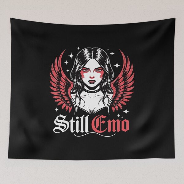 Item preview, Emo Cherub Still Emo Funny designed and sold by BlackStars3Neon.