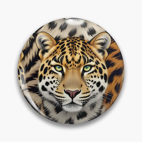Item preview, Face of a Jaguar Seamless Repeat designed and sold by Sharon Schwalbe.