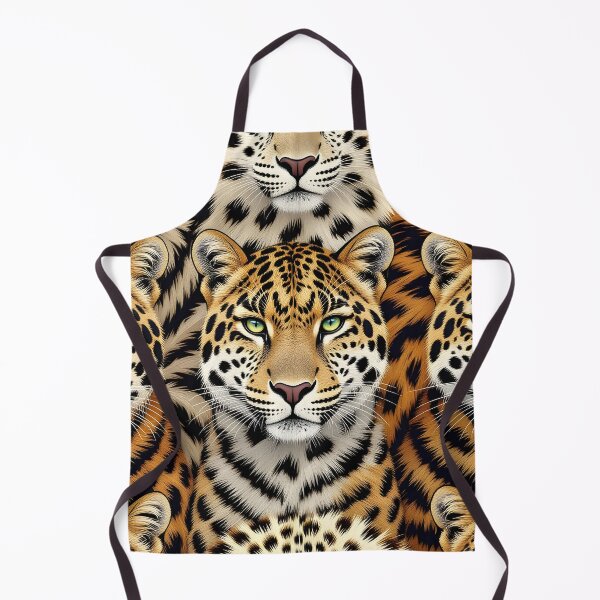 Item preview, Face of a Jaguar Seamless Repeat designed and sold by Sharon Schwalbe.