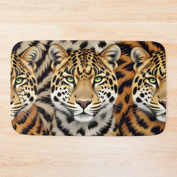Item preview, Face of a Jaguar Seamless Repeat designed and sold by Sharon Schwalbe.