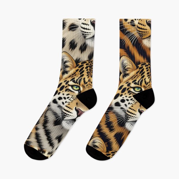 Item preview, Face of a Jaguar Seamless Repeat designed and sold by Sharon Schwalbe.