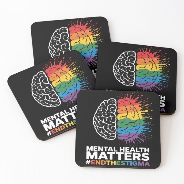 Item preview, End The Stigma Mental Health Matters Tie Dye Awareness designed and sold by BlackStars3Neon.
