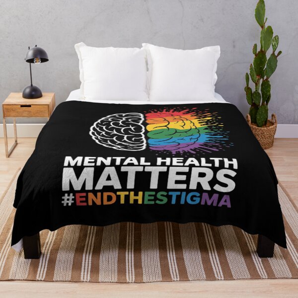 Item preview, End The Stigma Mental Health Matters Tie Dye Awareness designed and sold by BlackStars3Neon.