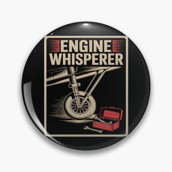 Item preview, Engine Whisperer Aircraft Mechanic Airplane Technician designed and sold by BlackStars3Neon.