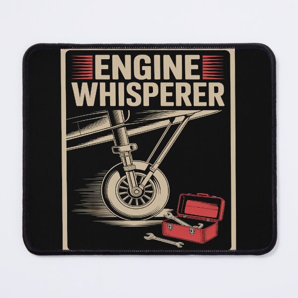Item preview, Engine Whisperer Aircraft Mechanic Airplane Technician designed and sold by BlackStars3Neon.