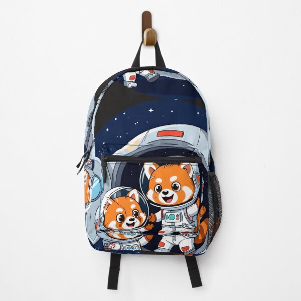 Item preview, red pandanauts in space colorful cartoon design designed and sold by SmashingDeals.