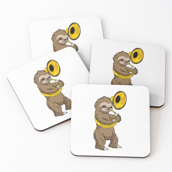 Item preview, Sloth Playing Sousaphone Gift Music Lover Men Sousaphone  designed and sold by FeneciaADavis.