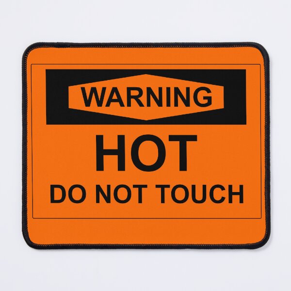 Item preview, Warning! Hot! designed and sold by Global Whimsy Solutions.