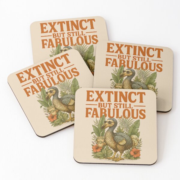 Item preview, Extinct But Still Fabulous Dodo Bird Funny Vintage Botanical Animal Art designed and sold by jukara4488.
