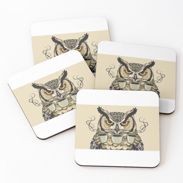Item preview, Coffee Whoot designed and sold by Furrista.