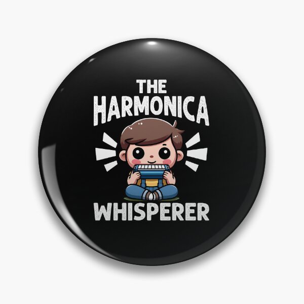 Item preview, The Harmonica Whisperer - Harmonica Gift  designed and sold by FeneciaADavis.