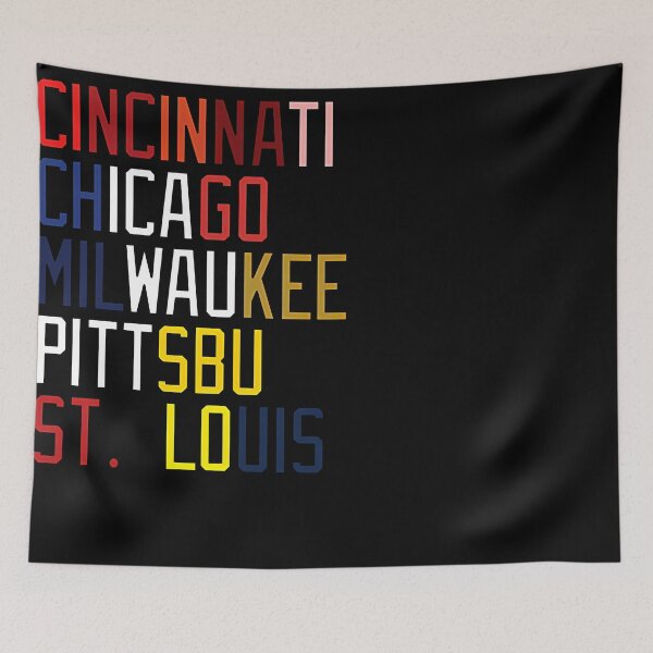 Item preview, Nl Central Teams Locations And Colors designed and sold by Makaylaucek.