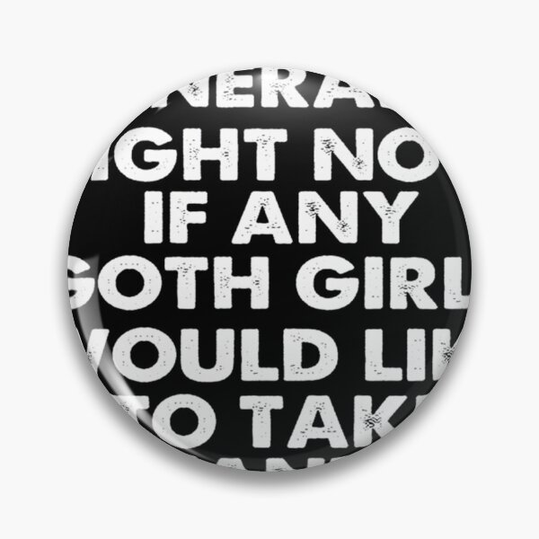 Item preview,  I'M Very Vulnerable Right Now - Funny Goth Girls Humor Quote designed and sold by CandaceEichmann.