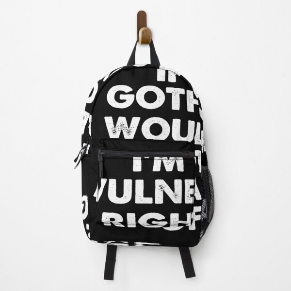 Item preview, I'M Very Vulnerable Right Now - Funny Goth Girls Humor Quote designed and sold by CandaceEichmann.
