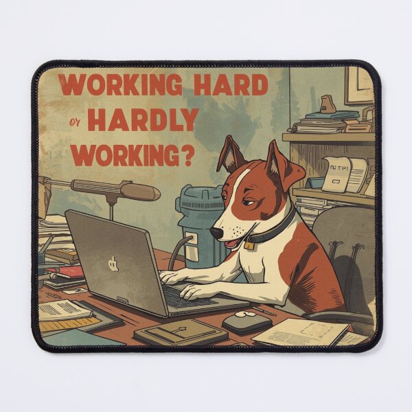 Item preview, Hardworking Dog designed and sold by Furrista.