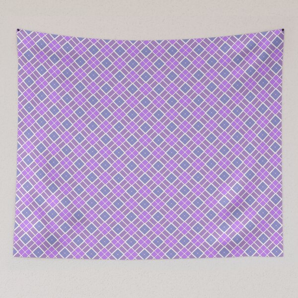 Item preview, halftone decor square textile pattern template geometrical tone centered tiling seamless colorful repeat designed and sold by Abrahamjrnd.