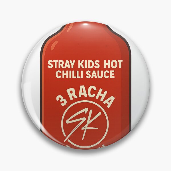 Item preview, 3 RACHA StrayKids SKZ hot sauce  designed and sold by Jahnvi Modi.