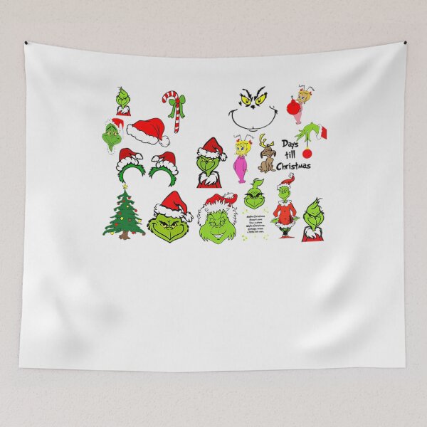Item preview, Retro Green Christmas Cartoon Mischief designed and sold by ExcitingWright.
