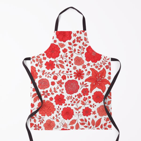 Item preview, Red Floral Pattern – Elegant Vintage Roses & Blossoms designed and sold by ShabanMerch.