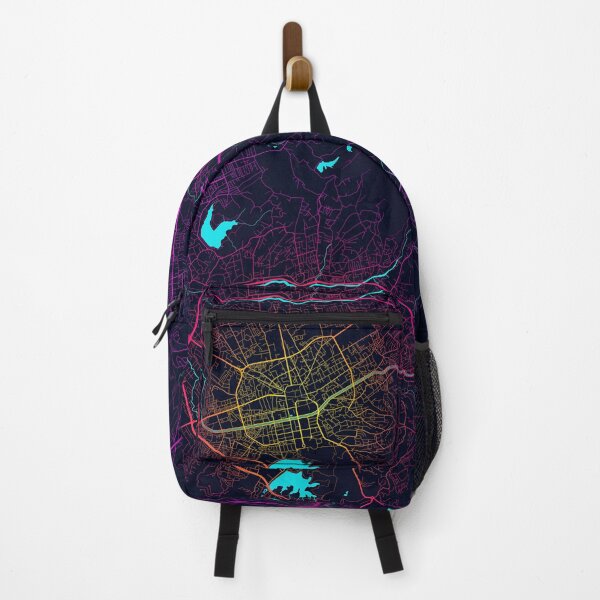 Item preview, Tirana City Map of Albania - Neon designed and sold by deMAP.